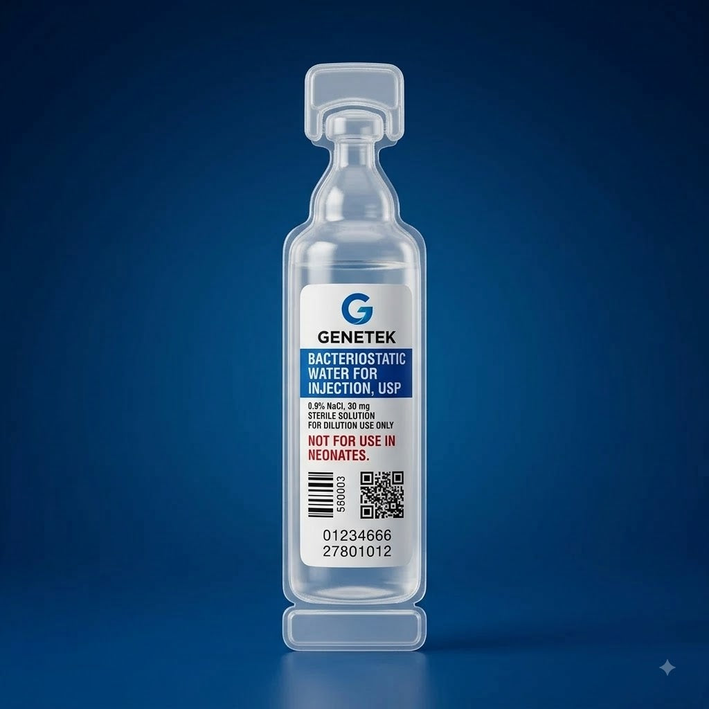 Genetek Bacteriostatic Water